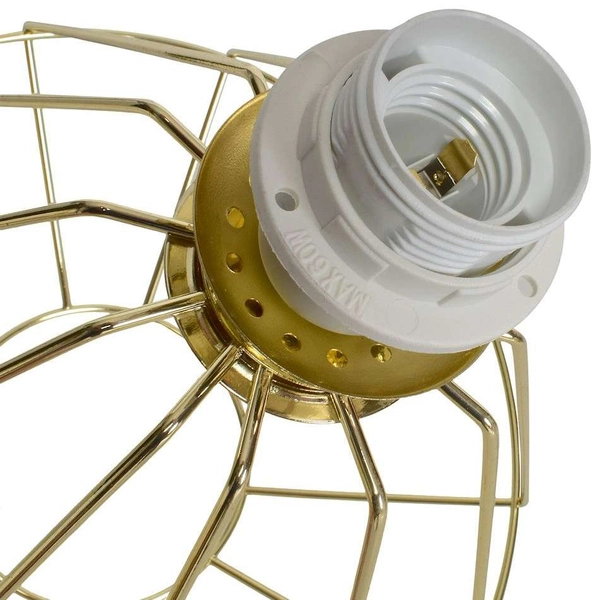 Stojąca LAMPKA industrialna LUPO MLP6272 Milagro metalowa LAMPA stołowa klatka na biurko czarna