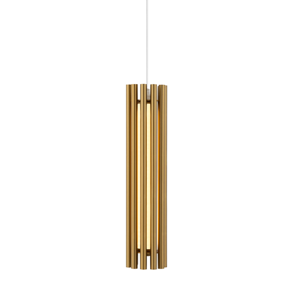 Lampa salonowa wisząca Sonata MOD410PL-L12BS3K LED 12W 3000K mosiądz
