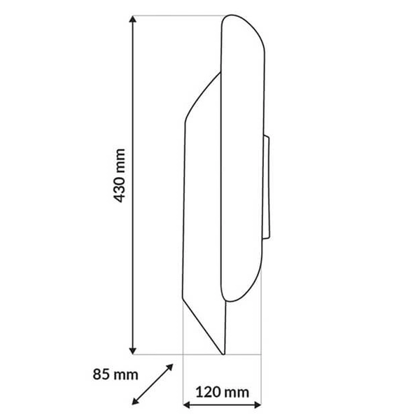 Naścienny kinkiet Libra MZ5008 Milagro sopelki do przedpokoju czarny złoty