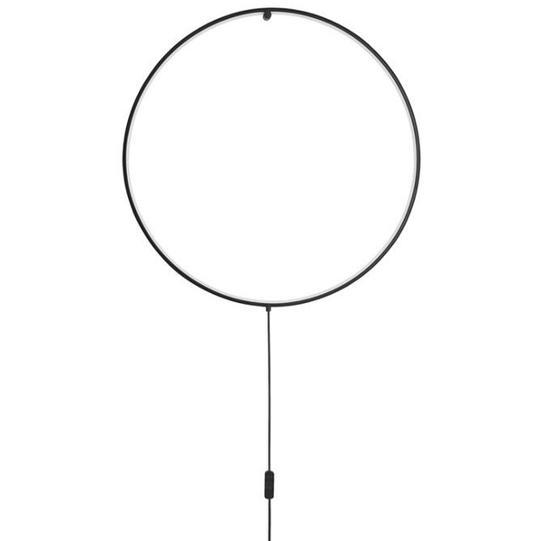 Ścienna lampa pierścień CHINU LE41607 LED 18W 3000K metalowy czarny outlet