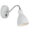 Ścienna lampa na peszlu Cyclone 72991001 do czytania biały