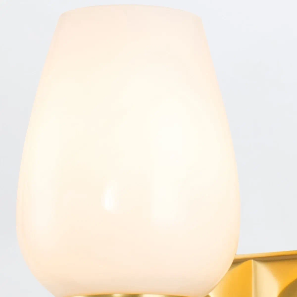 Łazienkowy kinkiet Eplison QN-EPSILON-1WB-AB-O szklany IP44 mosiądz