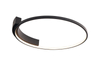 LAMPA sufitowa VELVET C0198 Maxlight metalowa OPRAWA pierścień LED 38W 3000K ring czarny