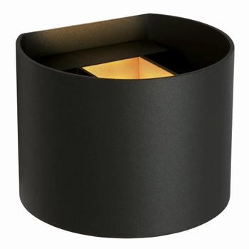 Elewacyjny kinkiet AXI 69201/06/30 Lucide LED 6W 2700K góra-dół IP54 czarny