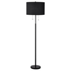 Lampa podłogowa Fogo LP-0304/2F BK Light Prestige tuba do sypialni czarna