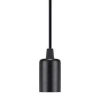 LAMPA wisząca OW-E27 Abigali metalowa OPRAWKA na żarówkę zwis czarny