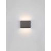 Prostokątna lampa ścienna LORANCA LE45565 LED 10W 3000K srebrna