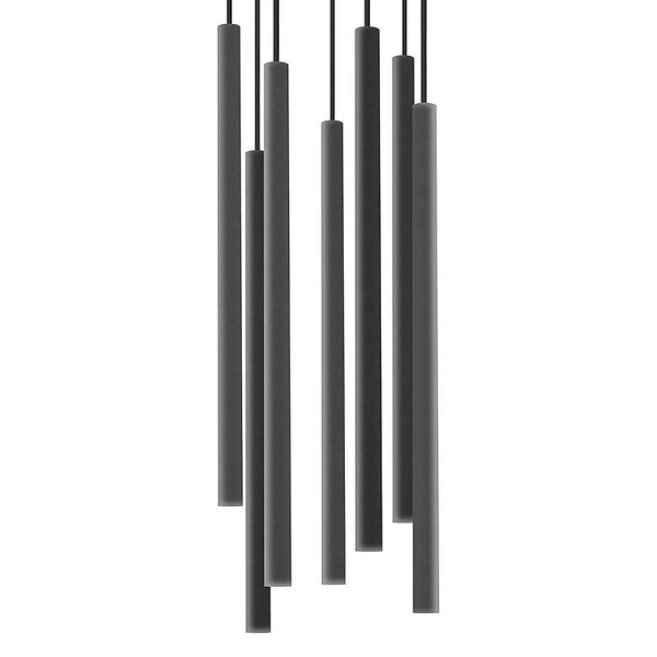 Kaskada lampa wisząca LASER 8920 Nowodvorski metalowe tuby czarne