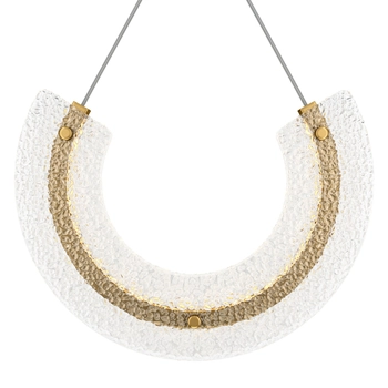 Wisząca lampa Maya P091PL-L18G3K Maytoni LED 10W 3000K łuk złoty