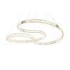 Lampa wisząca glamour WAVE MSE1501100539 LED 120W 3000K kryształowa złota