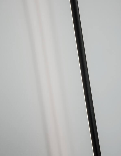Minimalistyczna lampa ścienna Buin stick LED 20W 3000K czarna
