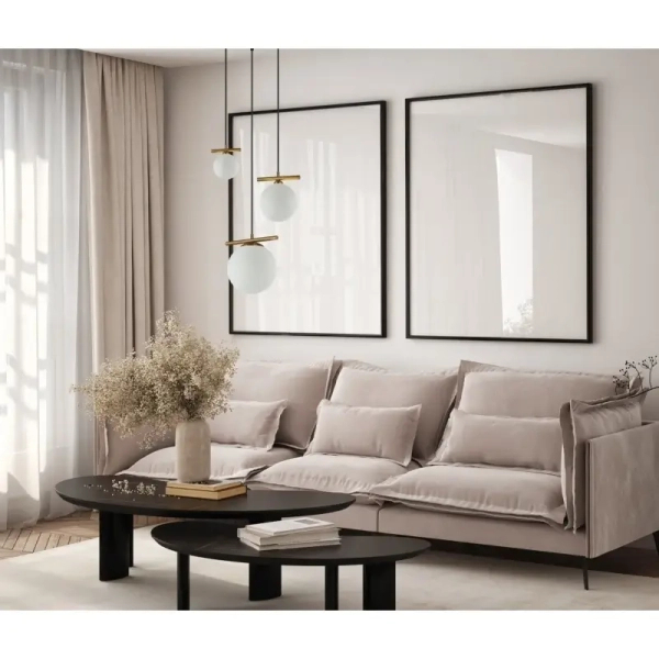 Potrójna lampa wisząca Merseta PND-463323A-BRO+W Italux balls antyczny brąz