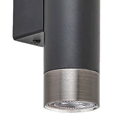 Tuba LAMPA ścienna ZIRCON 5073 Rabalux minimalistyczny kinkiet do przedpokoju czarny
