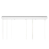 Wisząca lampa ledowa Stars MSE010100343 Moosee 46W 3000K tuby białe złote