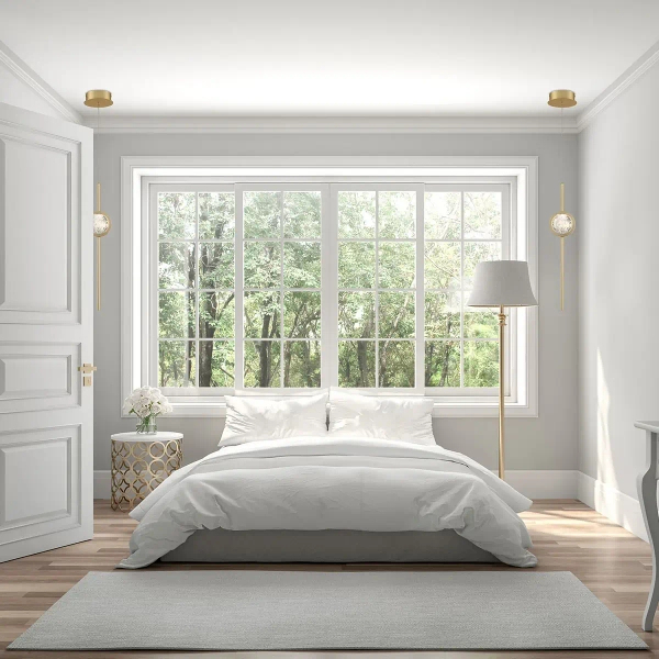 Wisząca lampa salonowa Barletta QN-BARLETTA-1P-BG LED 6W 3000K złoty