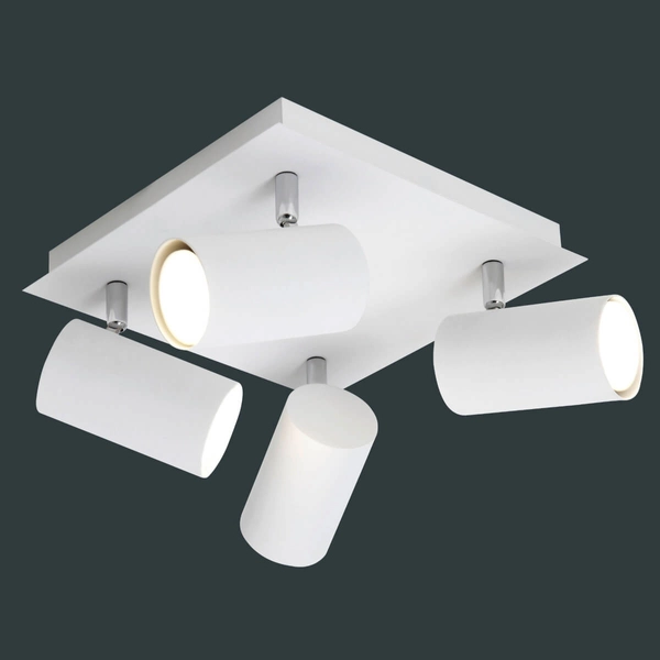 Regulowany plafon MARLEY 802430401 Trio tubki rurki do kuchni biały