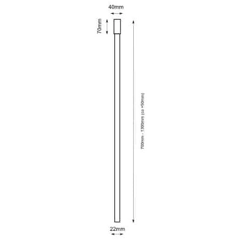 LAMPA sufitowa ALHA Y 9155 Shilo metalowa OPRAWA downlight tuba miedziana
