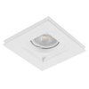 Lampa sufitowa wpustowa Hera AZ3466 Azzardo kwadratowa metalowa biała