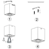 Downlight LAMPA sufitowa TUBE 22953/01/30 Lucide metalowa OPRAWA kostka czarna