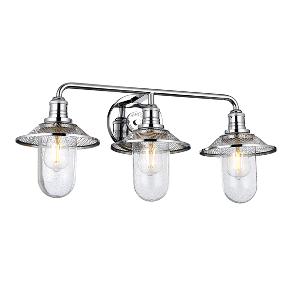 Łazienkowy kinkiet QN-RIGBY3-BATH-PC IP44 kapelusz chrom