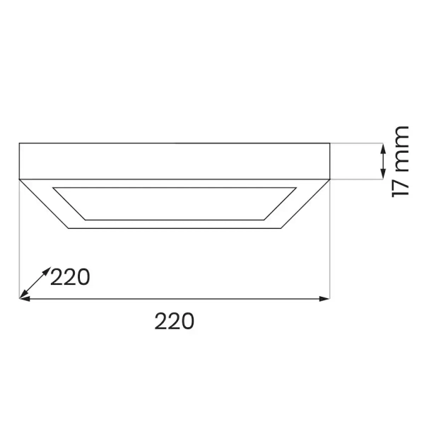 Minimalistyczna lampa nasufitowa Evora ML1793 LED 18W 3000-6000K biały