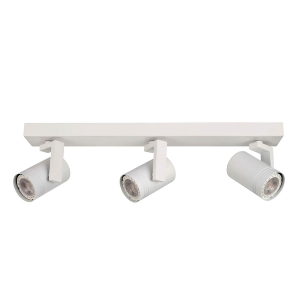 Natynkowa lampa sypialniana Spiela reflektorki białe