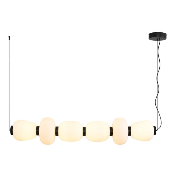 Lampa wisząca BRILLA ST-CP241210-6L BLACK WHITE LED 69W 3000K czarny biały