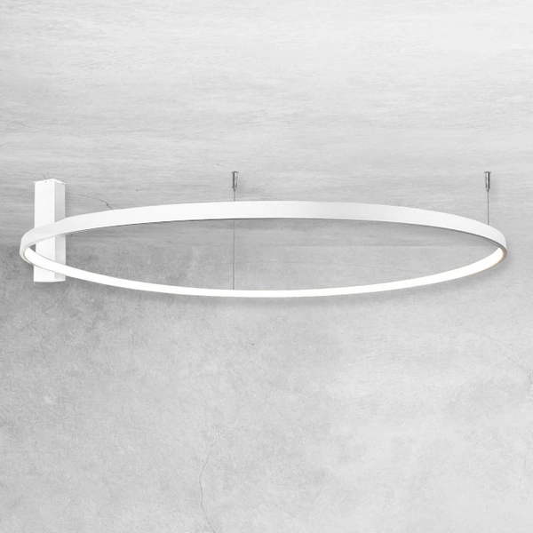 Biała lampa sufitowa Agari 1341 LED 51W 3000K metalowa do kuchni