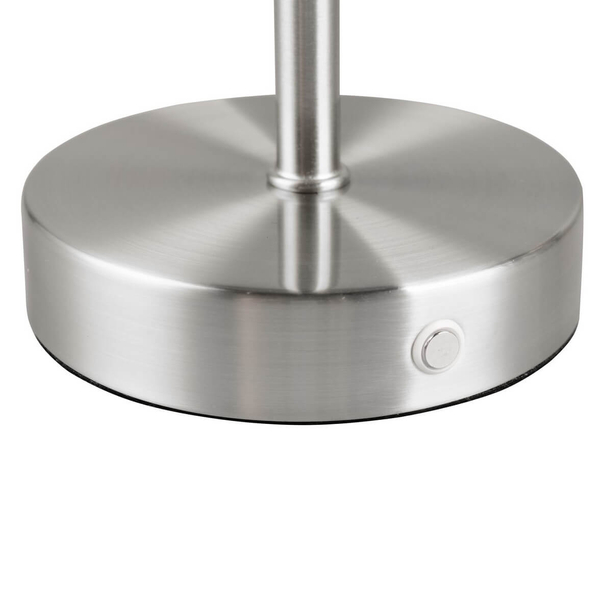 Stołowa lampka metalowa KARYA DL107-59151 LED 1W 3000K srebrny mat