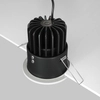 Lampa tarasowa sufitowa Zoom DL034-L12W4K-W LED 12W 4000K IP65 oczko biała