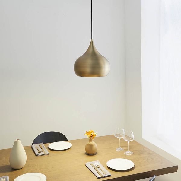 Lampa wisząca Brosnan 61299 LED 19W 4000K kropla mosiądz