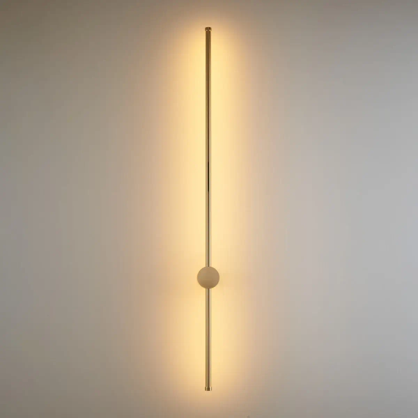 Kinkiet ścienny SPARO ST-1067W-1GD LED 22W 3000K sopel tuba złoty