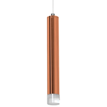 LAMPA wisząca COPPER ML984 Milagro metalowa OPRAWA zwis LED 5W 4000K tuba sopel miedziany