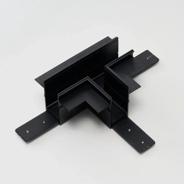 Szynowy łącznik-T do systemu magnetycznego TRACK AZ6703 czarny aluminiowy