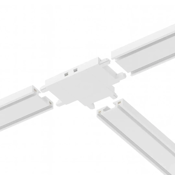 Łącznik szyn magnetycznycyh typu T Slim Magnetic ML2220 biały