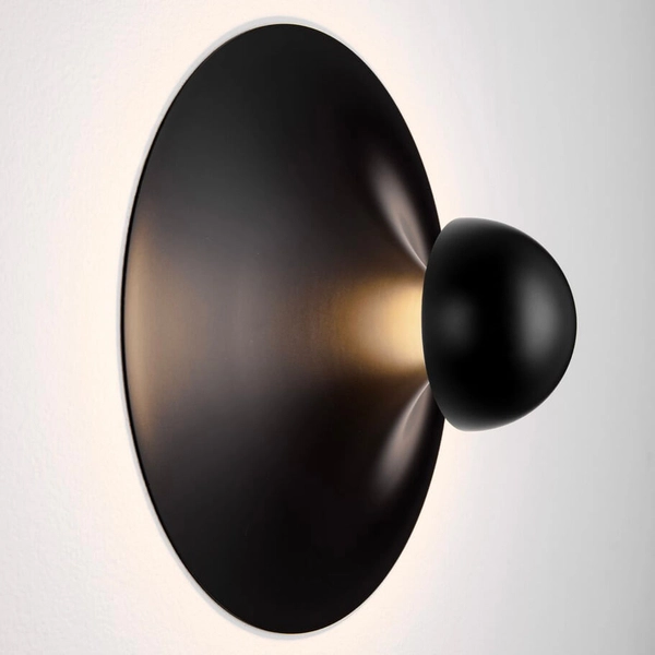 Okrągły kinkiet przyścienny BAILA LE44538 LED 9W 3000K czarny