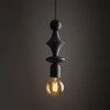 Glamour pojedyncza lampa zwis Tower 10871 nad stół czarny