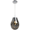 LAMPA wisząca KIMBERLY 316271 Polux szklana OPRAWA loftowy zwis chrom