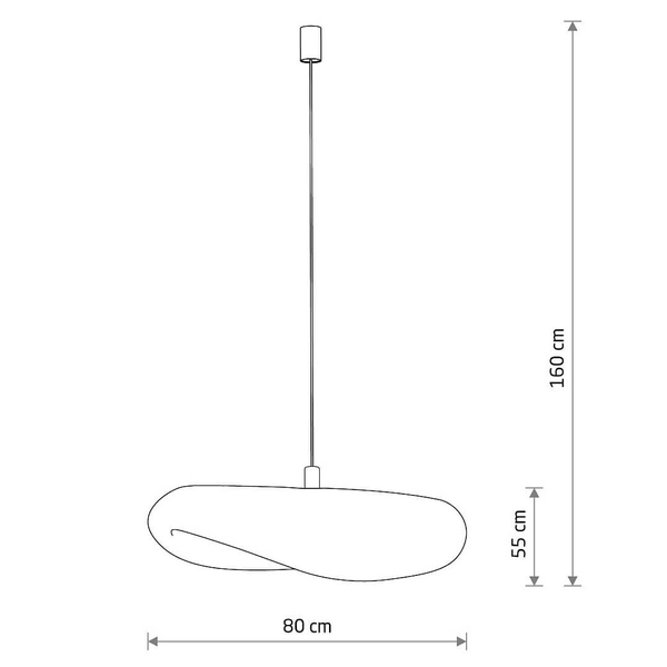 Lampa wisząca Havana 11397 Nowodvorski pojedyncza naturalna