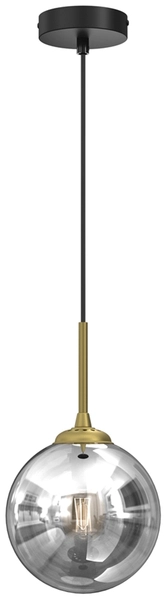 Lampa wisząca Reflex MLP8413 ball przydymiona złota