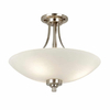Szklana lampa sufitowa Welles WELLES-3SC Endon podtynkowa chrom biały