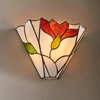 Szklany kinkiet ścienny Botanica 63964 witraż tiffany kolorowy