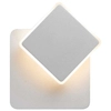 Kinkiet LAMPA ścienna SENATO MB2035S-S WH Italux kwadratowa OPRAWA metalowa LED 6W 3000K square biała