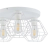 Sufitowa potrójna lampa loftowa Diamond 6214 TK Lighting druciana biała