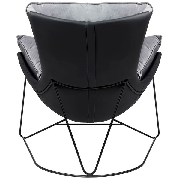 Salonowy fotel Otilia Stand Velvet MSE011000302.V23 z welurową poduszką