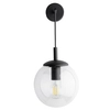 Lampa naścienna do holu Esme 5387 bubble przezroczysta czarna