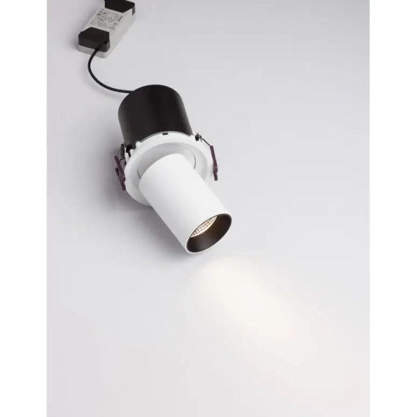 Lampa do wbudowania GARUPA biała LE61367 1xLED 12W 3000K tuba regulowana