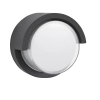 Ścienna lampa na elewację PETIONVILLE szara LE71554 1xLED 12W 3000K IP65 ogrodowa