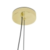 Okrągła lampa wisząca BALANCE MSE1501100553 kula biała złota