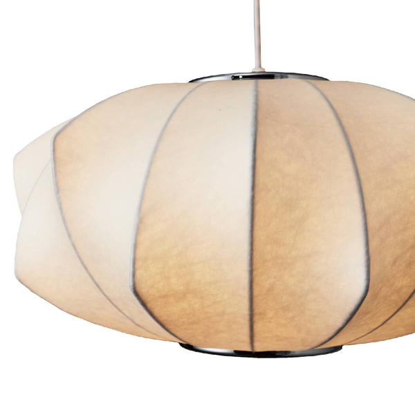 Lampa wisząca nad stół SILK ST-2331-45 Step Into Design materiałowa biała